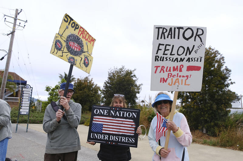 Deportation Protest in Sausalito, California