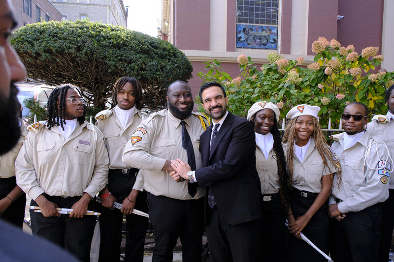 Zohran Mamdani & Letitia James at a Church in Brooklyn