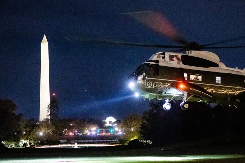 Trump Returns to the White House After a Weekend at Mar-a-Lago