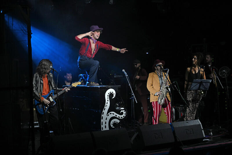 Tankus performing at Electric Ballroom in London