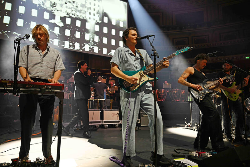 King Gizzard & the Lizard Wizard performing at Royal Albert Hall
