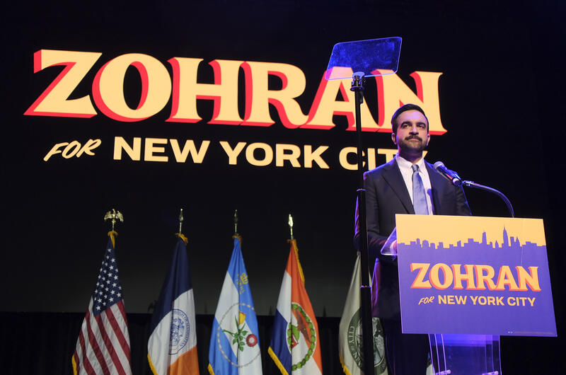 Zohran Mamdani Speaks after winning the 2025 New York Mayoral Election