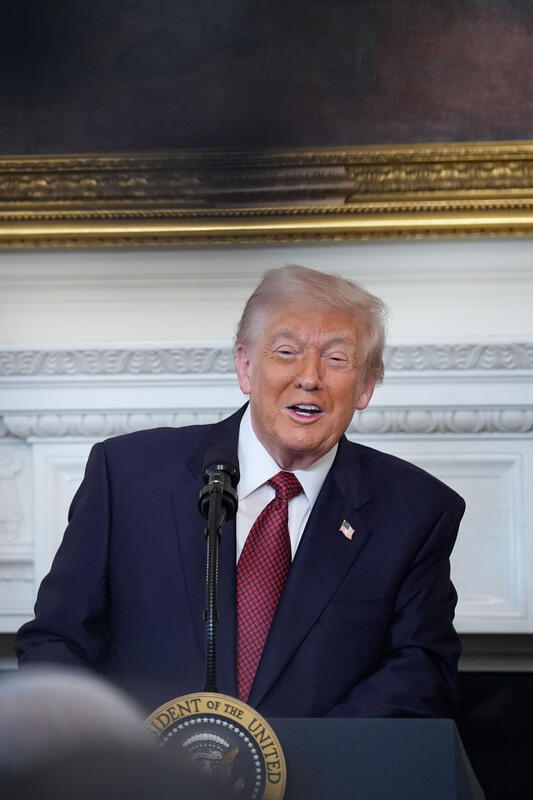 Trump With Republican Senators - Washington