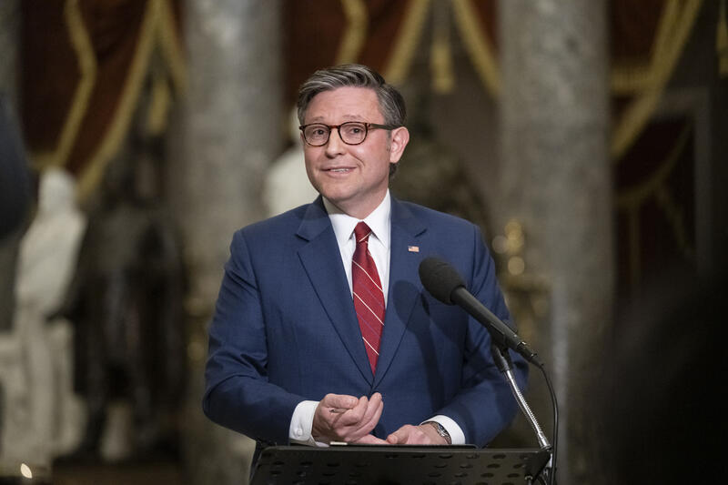 Speaker Johnson Presser After US House Vote to Reopen the US Government