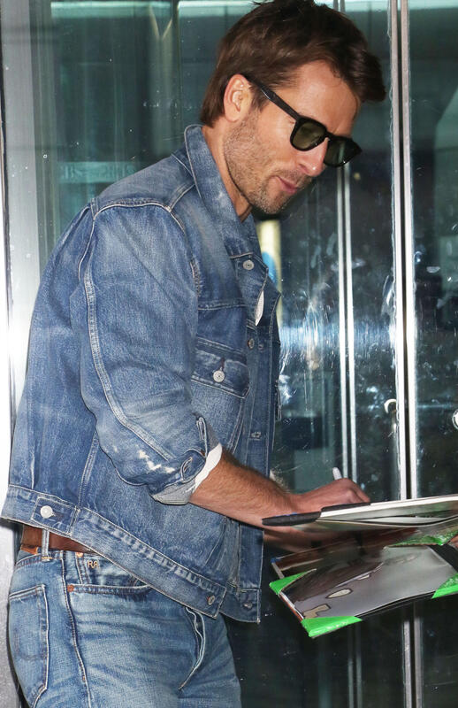 Glen Powell seen at CBS Mornings