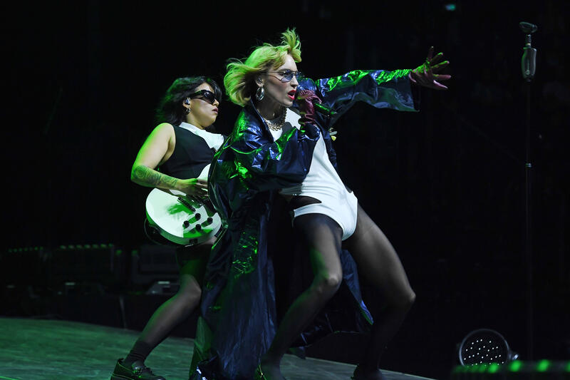 Goldie Boutilier performing at O2 Arena in London