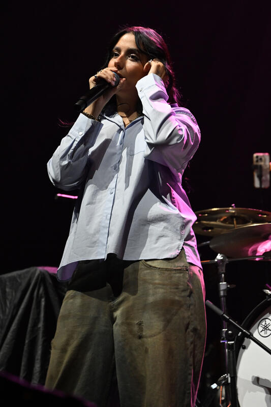 Sofia Camara performing at O2 Arena in London