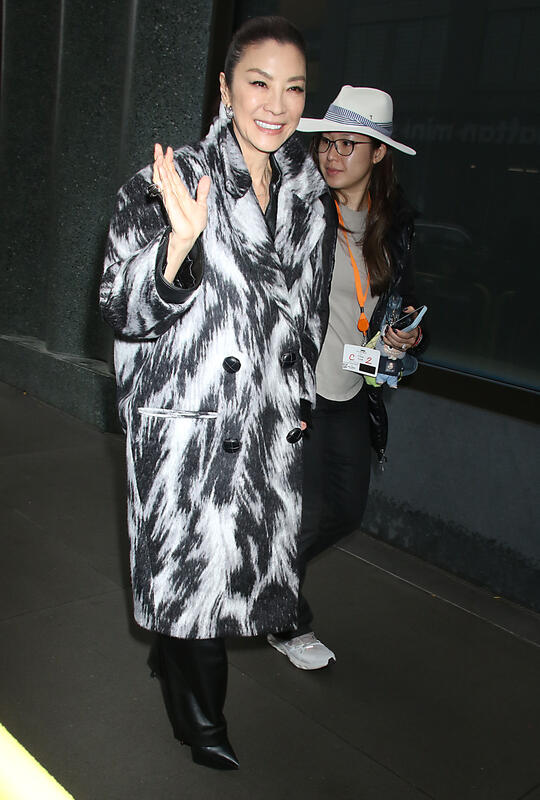 Michelle Yeoh seen at Live with Kelly & Mark