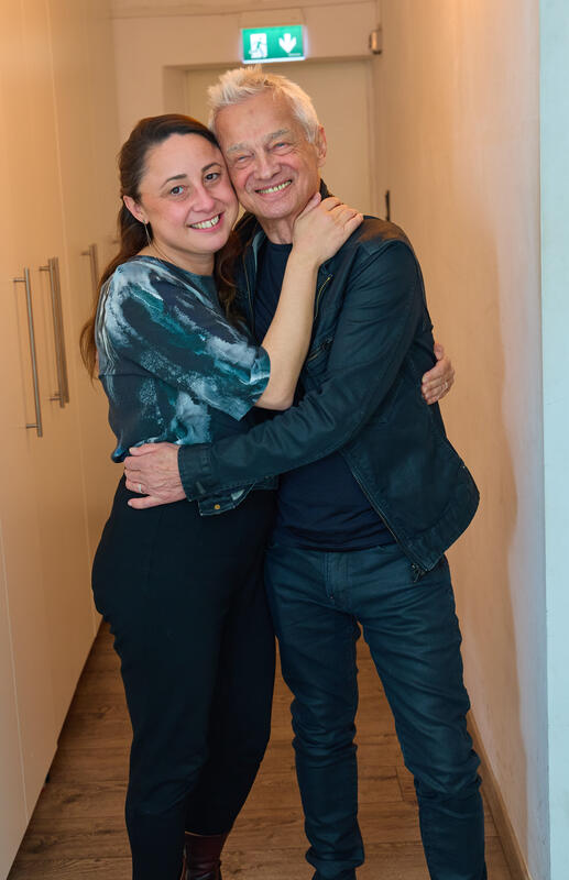 Backstage vor dem Konzer von Boris Bukowski im Orpheum Wien