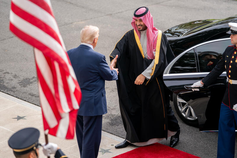 Trump Welcomes Saudi Crown Prince Mohammed bin Salman