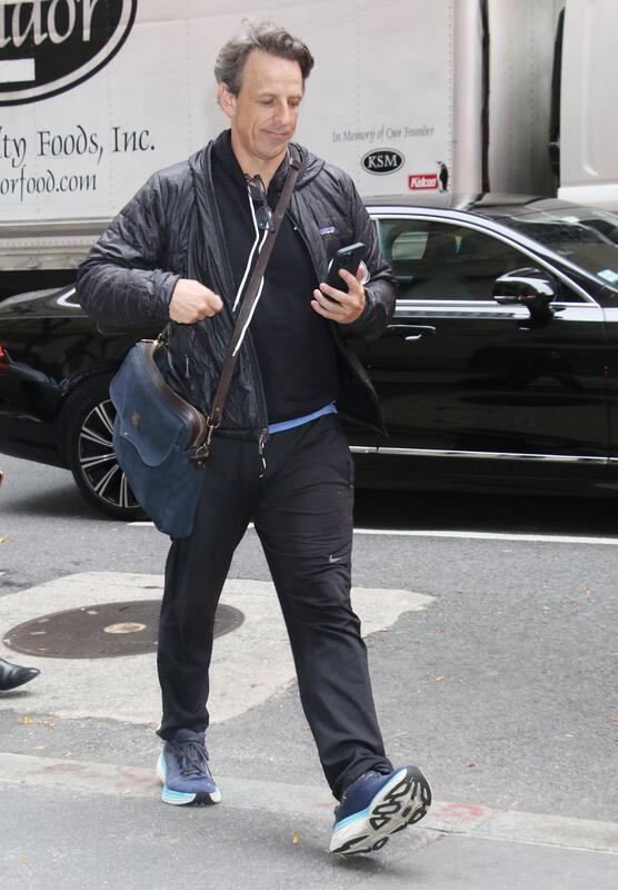 Seth Meyers seen in New York City