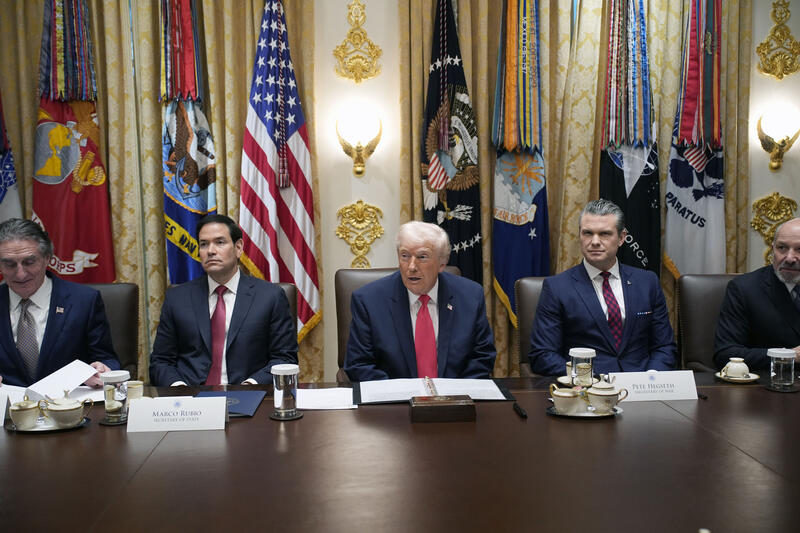 Trump Holds a Cabinet Meeting - Washington, DC