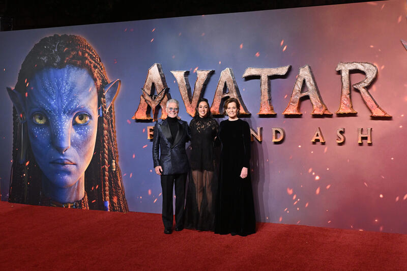 "Avatar: Fire and Ash" premiere, London