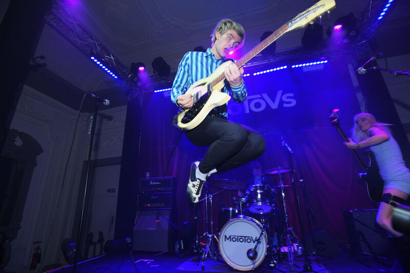 The Molotovs performing at Bush Hall in London