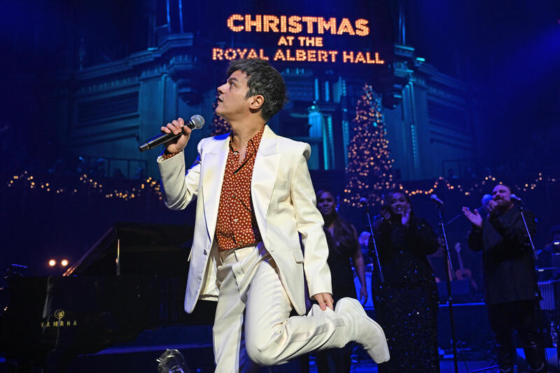 Jamie Cullum performing at Royal Albert Hall