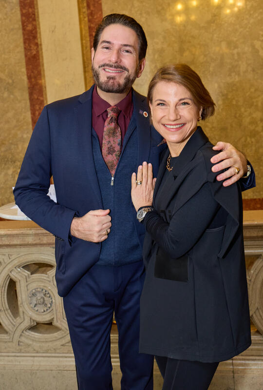 Präsentation der neuen " Bühne " - Magazin im Kasino Schwarzenbergplatz Wien