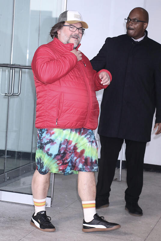 Jack Black seen at The Drew Barrymore Show