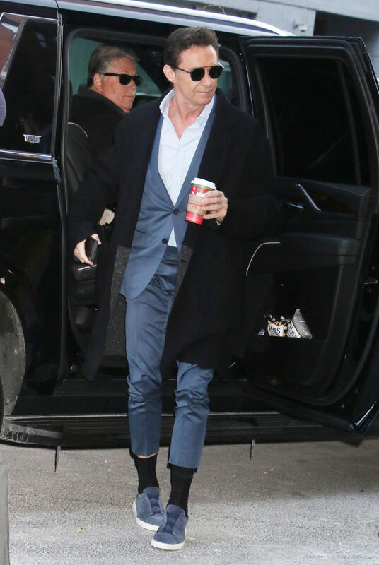 Hugh Jackman seen at CBS Mornings