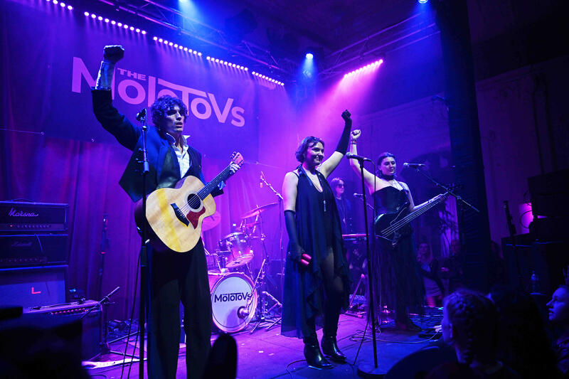 NECKBREAKERS performing at Bush Hall in London