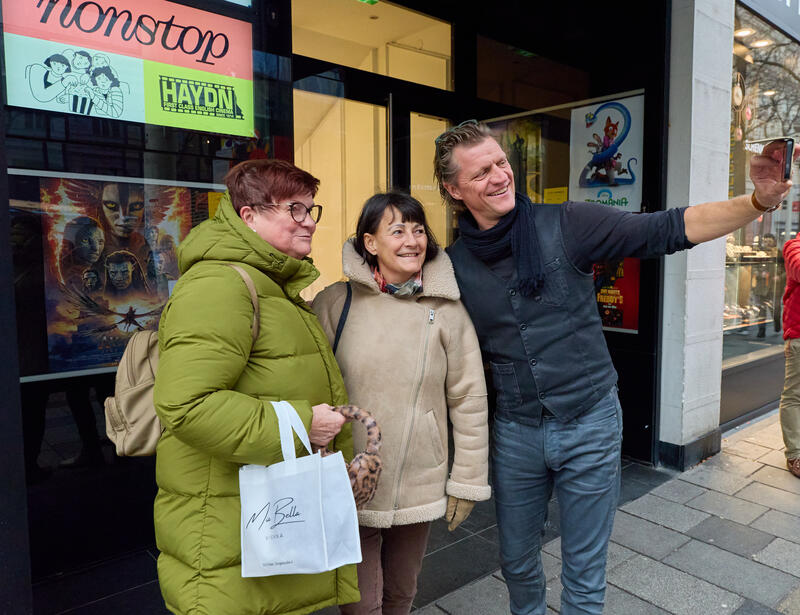 Großer Publikumserfolg für den österreichischen Kinofilm " Aufputzt is´ " Haydn Kino Wien