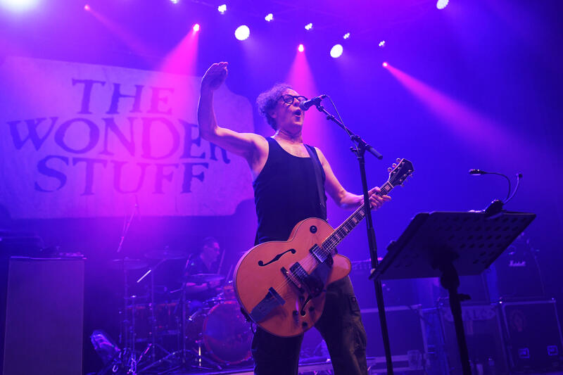 The Wonder Stuff performing at Shepherd’s Bush Empire