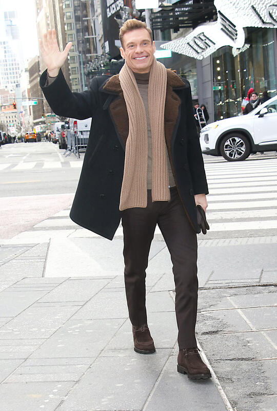 Ryan Seacrest seen at One Times Square