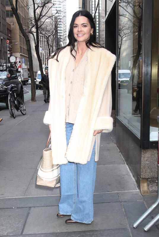 Katie Lee seen exiting NBC’s Today Show