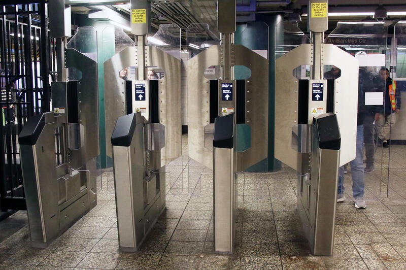New MTA Suway Fare-Evasion Gates Installation
