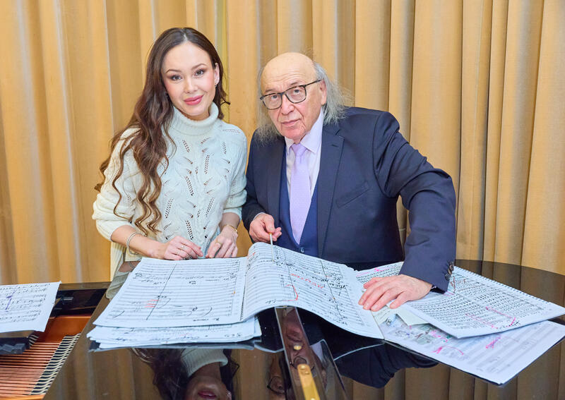  Aida GARIFULLINA, Proben zum Konzert im Wiener Konzerthaus