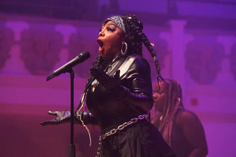 Leela James performing at Cadogan Hall