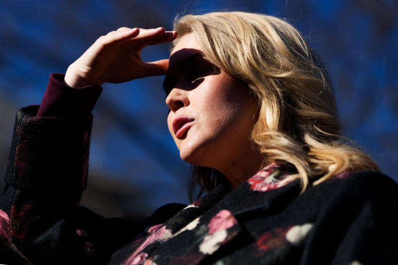 Karoline Leavitt Speaks to Reporters