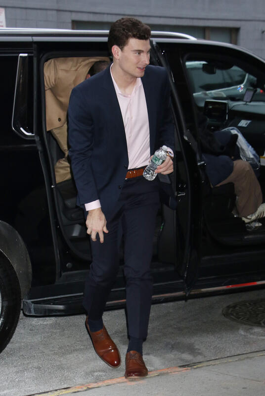 Fernando Mendoza Seen at CBS Mornings