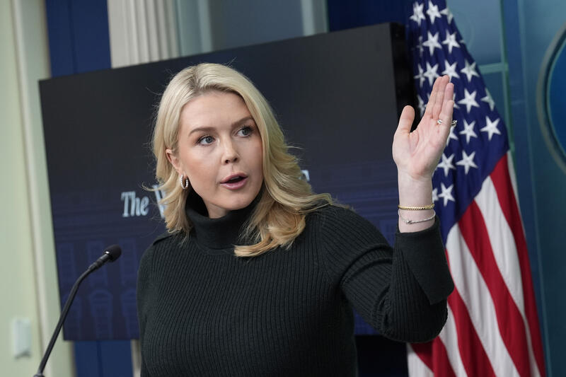 Karoline Leavitt press briefing - Washington