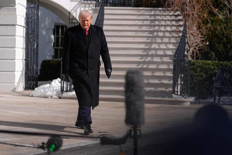 Trump Departs for Clive, Iowa to Deliver Remarks