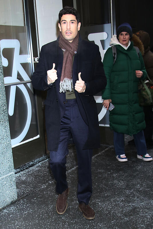 Jason Biggs seen at Live with Kelly & Mark