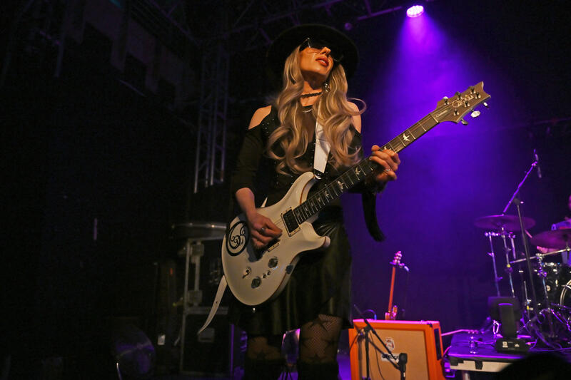 Orianthi performing at O2 Islington Academy in London