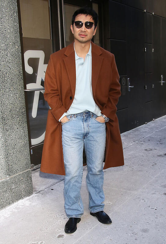 Simu Liu seen at Live with Kelly & Mark