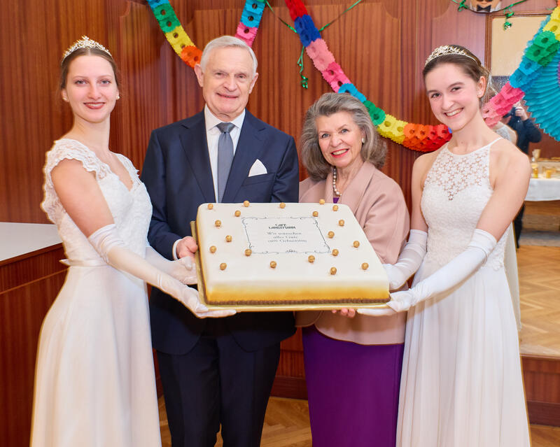 80. Geburtstag von Thomas Schäfer Elmayer in der Tanzschule Elmayer