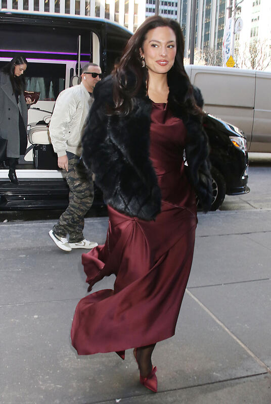 Ashley Graham seen at The Kelly Clarkson Show