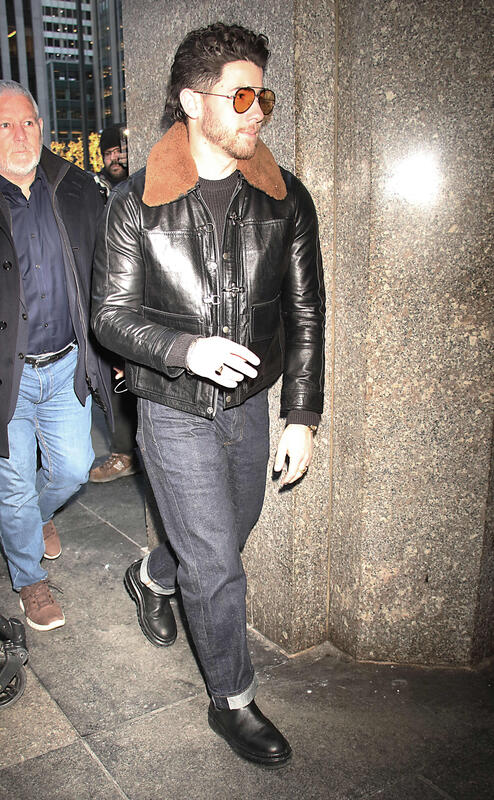 Nick Jonas seen at Late Night with Seth Meyers