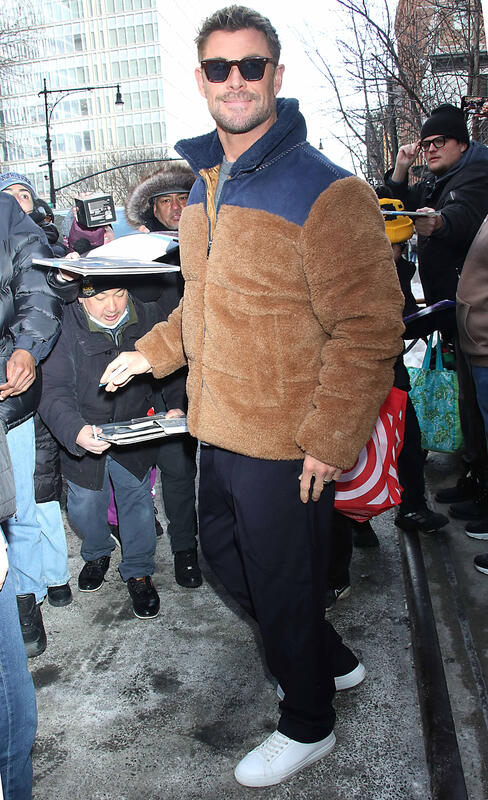 Chris Hemsworth in NYC