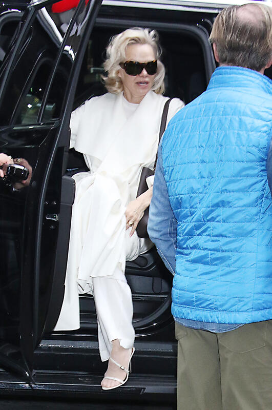 Pamela Anderson seen at NBC's Today Show