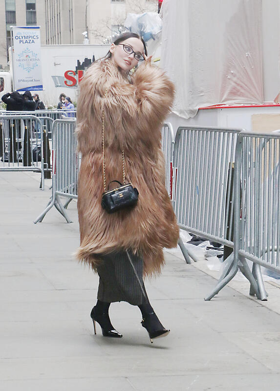 Dove Cameron Seen at NBC's Today