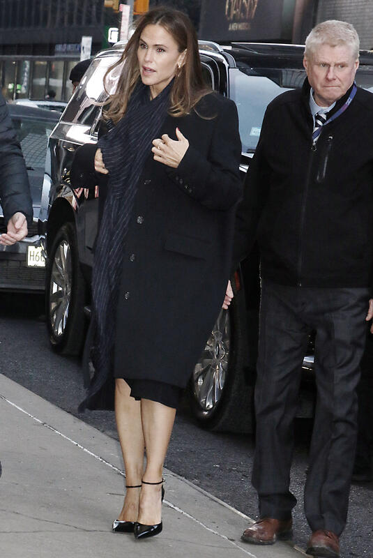 Jennifer Garner seen at The Late Show with Stephen Colbert