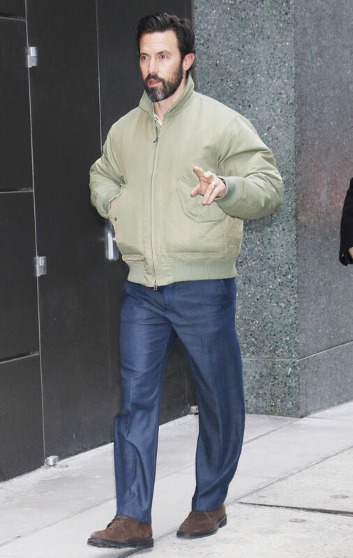 Milo Ventimiglia seen at Live with Kelly & Mark