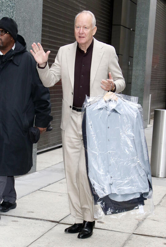 Stellan SkarsgÂrd seen at Live with Kelly & Mark