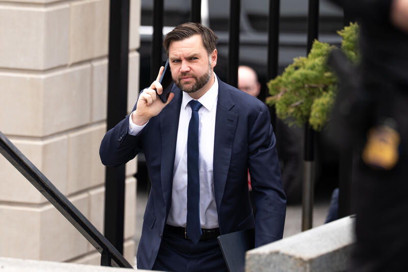 JD Vance Arrives at the White House