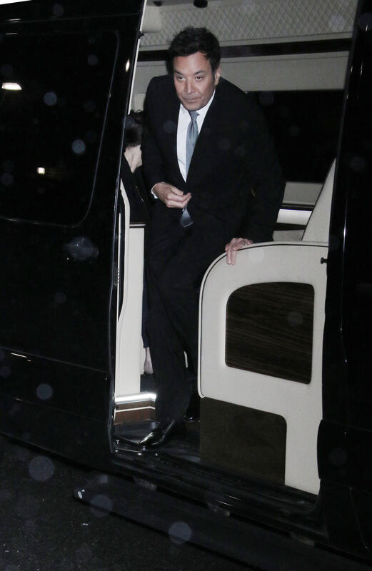 Jimmy Fallon at The Late Show with Stephan Colbert