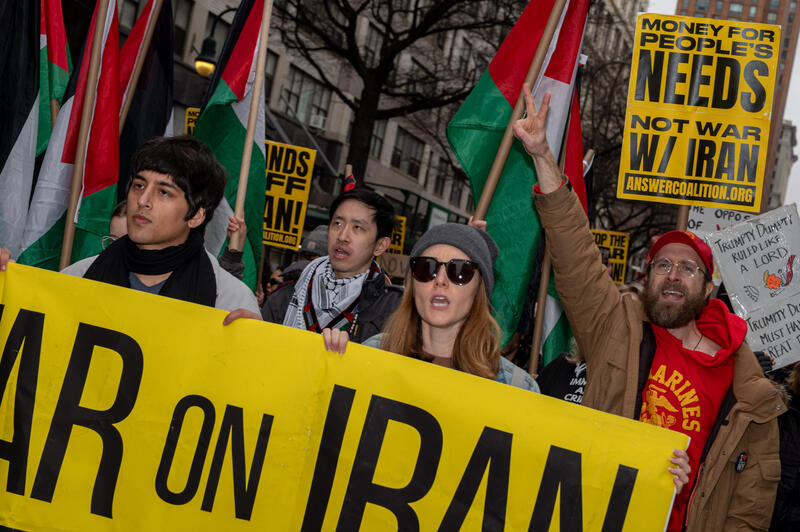 Protest Against U.S. War in Iran