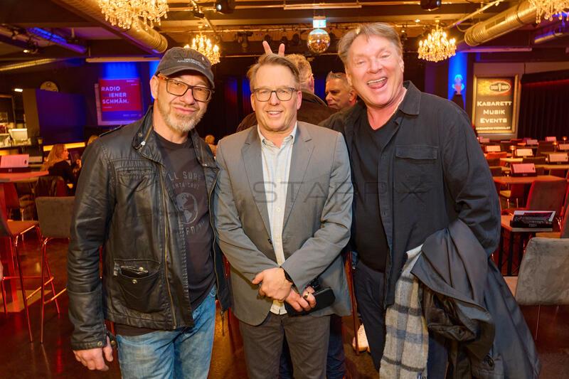 Copyright: Starpix / A. Tuma, 10.03.2026 Wien , Roman GREGORY, Serge FALCK, Heinz HANNER,  Premiere von Reinhard Nowak „URFRÖHLICH"   im CasaNova 